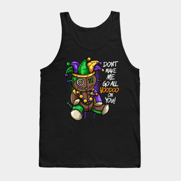 Voodoo MArdi Gras Tank Top by XXII Designs